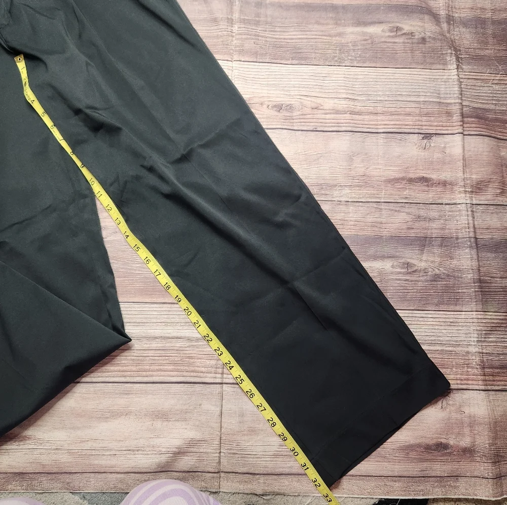 Nike Golf Black Dri Fit Tour Performance Pleated Pants 36 X 32
